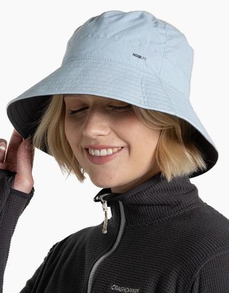 Craghoppers Mens Craghoppers NosiLife III Reversible Bucket Hat - Black Pepper Blue - Size: S/M