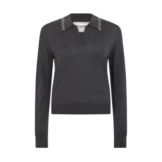 Iceberg Maglione Polo - - Knitwear - Donna - Grigio - M