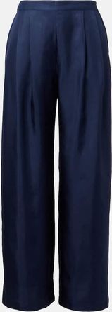 Asceno Pantaloni a gamba larga Isola in seta