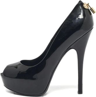 Louis Vuitton Pumps con punta aperta - Nero