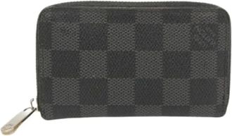 Louis Vuitton Pre-owned Wallets, male, Black, Size: ONE SIZE Pre-owned Zippy coin purse