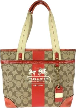 Coach Pre-owned Tote Bags, female, Multicolor, Size: ONE SIZE Pre-owned Plastic Tote Bag