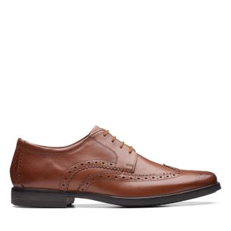 Clarks Howard Wing in Brown Leather