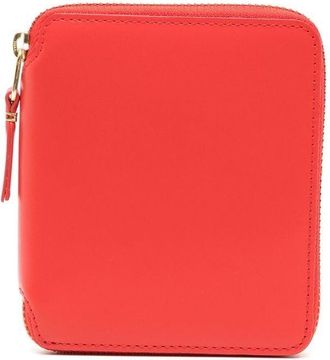 Comme Des Gar&ccedil;ons all-around zip-fastening wallet - unisex - Leather - One Size - Orange