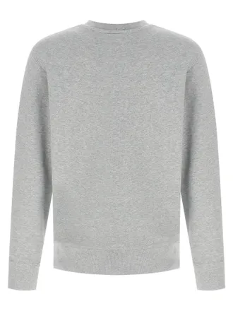 Maison Kitsun&eacute; Fox Head Patch Cotton Sweatshirt - Gray