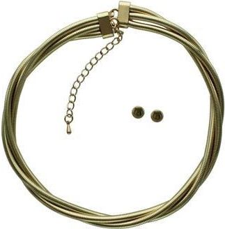 Olivia Welles Twist Tube Chain Necklace in Gold at Nordstrom Rack