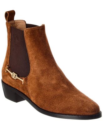 Ferragamo Chelsea Suede Bootie