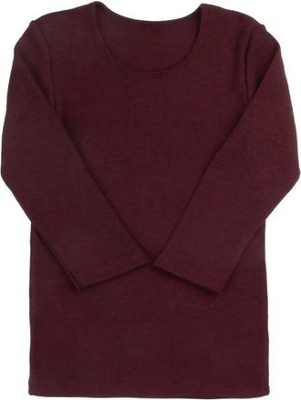 Joha Bouse with 3/4 Sleeves Merinounterw&auml;sche f&uuml;r Damen | rot