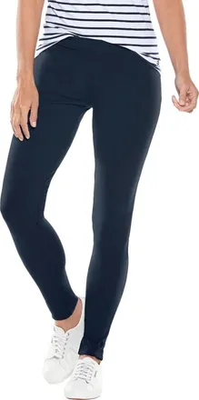 Coolibar Womens Monterey Summer Leggings, UPF 50+ Sun Protection in Navy at Nordstrom, Size X-Large