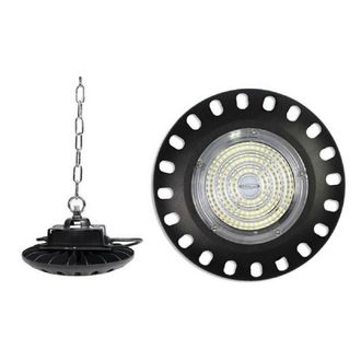 Trade Shop Trade Shop - Lampada Led Industriale A Disco Ufo Catena 100w Capannone Luce 6500k F100w-nf9