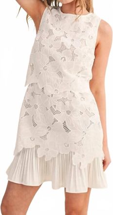 Merci Angelic Day Dress In White