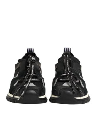 Dolce & Gabbana Black Mesh Sorrento Trekking Sneakers Womens Shoes (Pre-Owned)