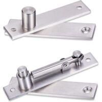 OEM Charni&egrave;re De Porte Pivotante Disimilada A 360 Grados En Acero Inoxidable Robusto Con Vis De R&eacute;glage Para Puertas En Madera Y Estantes - Crezuo