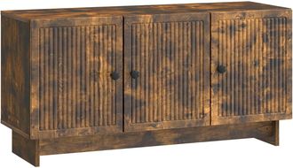 vidaXL Mueble De Tv 99 X 34,5 X 50 Cm Roble Ahumado Vidaxl