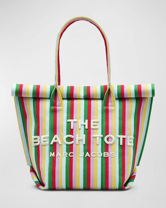 Marc Jacobs The Striped Jacquard Beach Tote Bag