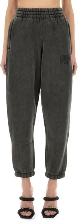Alexander Wang Pants With Logo Print-Donna