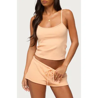 Edikted Cataleya Crop Camisole in Orange at Nordstrom, Size X-Small