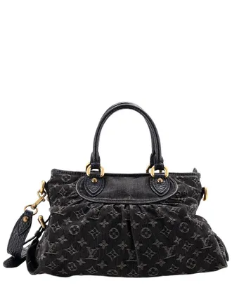 Louis Vuitton Neo Cabby Handbag Monogram Denim Mm (Authentic Pre-Loved)