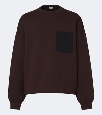 Loewe Pullover Anagram in misto cotone