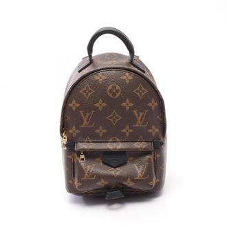 Louis Vuitton Black Brown Monogram Monogram Leather Backpack (Pre-Owned)