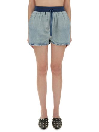 Moschino Denim Ombre Shorts