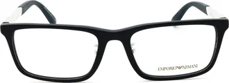 Emporio Armani 0EA3251D6189 Acetate Square Eyeglasses - Blue