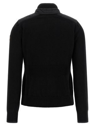 Moncler Hybrid Quilted Down Jacket - Black