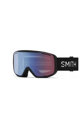 Smith Rally Cylindrical Carbonic-X Small Frame Snow Goggles in Black /Blue Sensor Mirror at Nordstrom