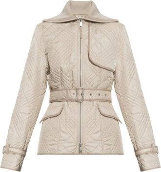Burberry Jassen, Dames, Beige, XL, Katoen, Abbeydale Jacket