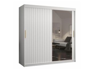 Mirjan24 Armario Hartford 338, Blanco, 200x180x62cm, Puertas De Armario: Correderas, N&uacute;mero De Estantes: 9