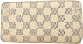 Louis Vuitton Pre-owned Wallets, female, Beige, Size: ONE SIZE Pre-owned Fabric Wallet