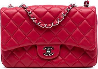 Chanel 2014 Medium Quilted Lambskin 3 Accordion Flap shoulder bag - Roze