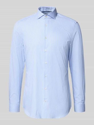 Jake*s Slim Fit Business-Hemd mit Kentkragen in Bleu, Gr&ouml;&szlig;e 35/36