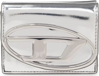 Diesel 1DR Tri Fold Coin XS II - Dames - Portefeuilles - Grijs - ONE Size - Leer - Accessoires