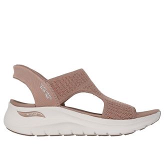Skechers Womens Arch Fit 2.0 Sandals, mocha, 4 UK