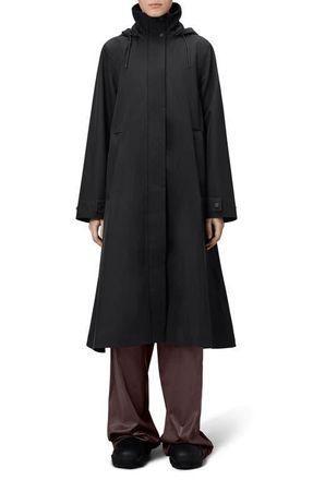 Rains Suva Vision Softshell A-Line Jacket in Black at Nordstrom, Size X-Large