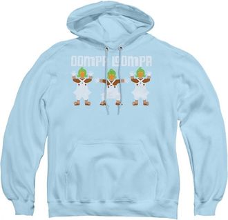 Gildan Willy Wonka And The Chocolate Factory Oompa Loompa Adult Pull Over Hoodie / Hooded Sweatshirt