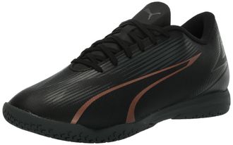 Puma Mens Ultra Play Indoor Trainer Sneaker, Black-Copper Rose, 8 UK