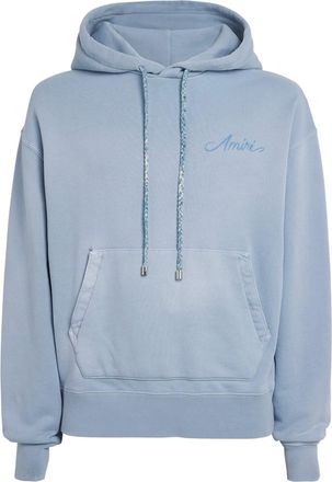 Amiri Cotton Bleach Bandana Hoodie Size M