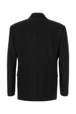 Versace 10221921a16732 1b000 Black Giacche E Gilet Jacket