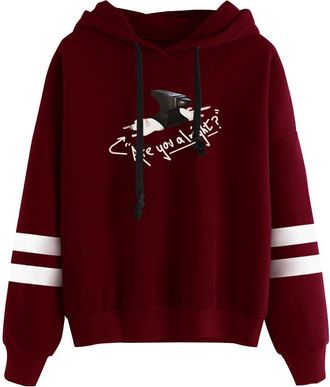 Generic Wilbur Soot are You Alright Fashion Mens Hoodie Casual Loose Tracksuit (Red,M)