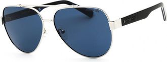 Kenneth Cole KC00034 10V Mens Sunglasses Silver Size 60