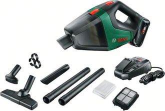 Bosch 06033b9101 Aspirador A Bater&iacute;a Universalvac 18 0,5l 1,7 M3/min 88mbar 1,3kg + Bater&iacute;a 2,5ah + Cargador Al 1830 Cv