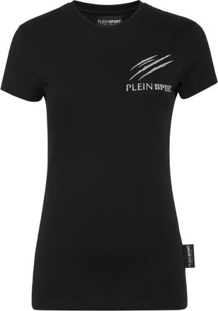 Plein Sport Dames, Tops, Zwart, Maat: XS Katoen