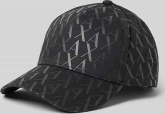 A|X Armani Exchange Basecap mit Logo-Print und verst&auml;rktem Schirm in Black, Gr&ouml;&szlig;e 1