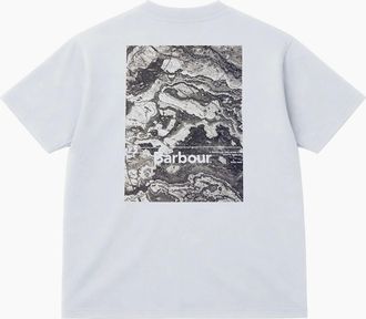 Barbour Mens Barbour Wildfell Graphic T-Shirt - White - Size: 36