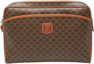 Celine Clutch in Tela Pre-owned - - Pre-owned - Donna - Marrone - ONE SIZE