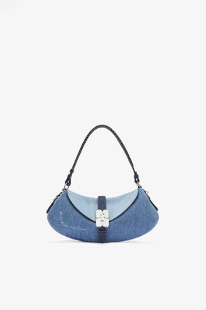 Ganni Blue B-Kat Bag in Denim