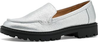 Journee Collection Erika Womens Flat Shoes Silver : 6.5 M, Faux Leather