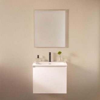 Sklum Conjunto De Mueble De Ba&ntilde;o En Madera Con Lavabo Integrado Macrae Sklum